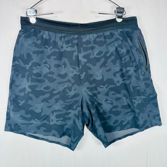Ten Thousand Other - Ten Thousand The Session Short Mens XXL 7" Lined Black Gray Camo 2XL TTSH004V2